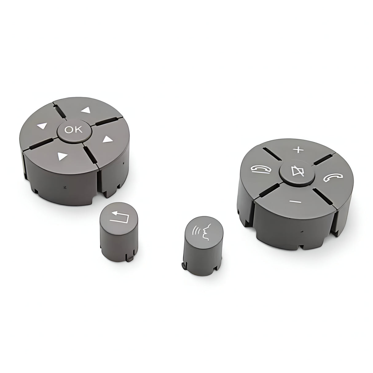 Mercedes-Benz C-Class W204/CLC Multifunction steering wheel buttons replacement (2007 - 2014) Mercedes-Benz Euro Premium Parts Pre-facelift ('07 to '10) Gray