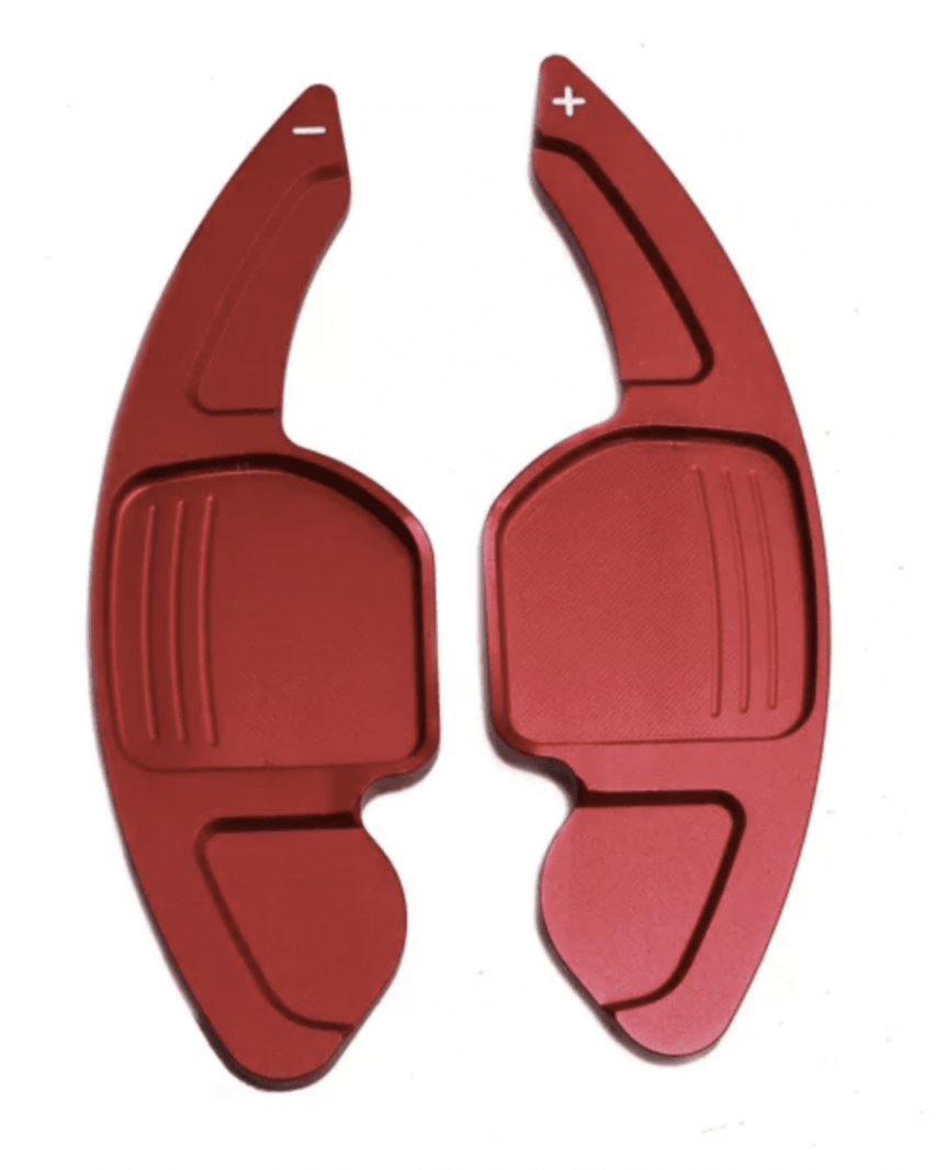 Performance Steering Wheel Paddle Shifters for Audi A3 8V (2012 to 2019) Audi Euro Premium Parts Red Pre-facelift (2012 to 2016)