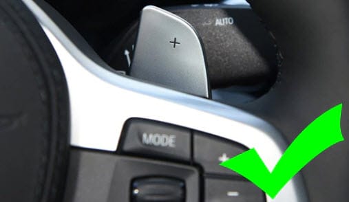 Performance steering wheel paddle shifters for BMW G-chassis (from 2015) BMW Euro Premium Parts
