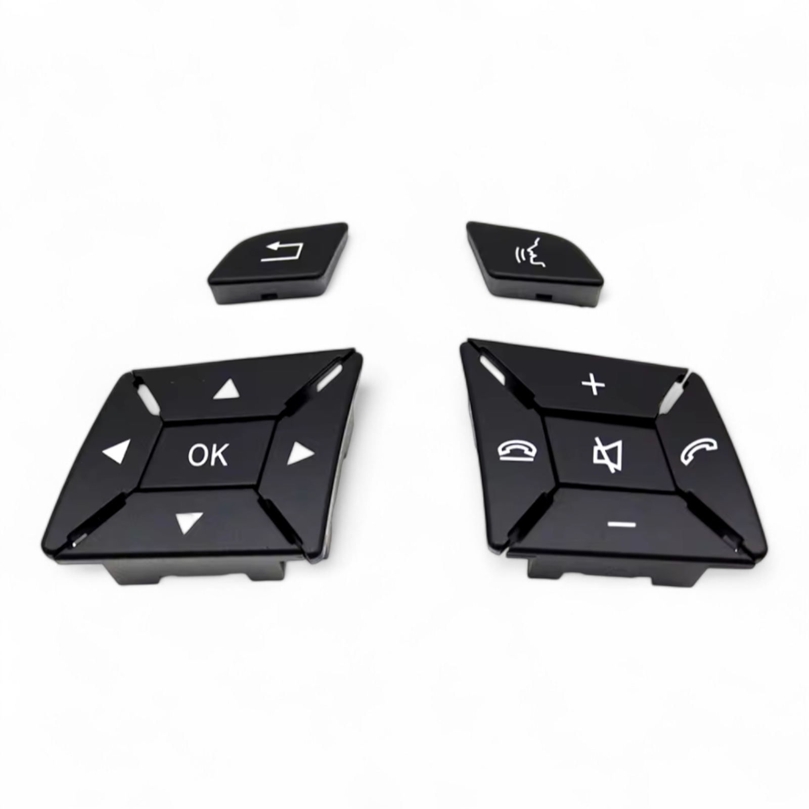 Mercedes-Benz G-Class W463 Multifunction steering wheel buttons replacement (2012 - 2018) Mercedes-Benz Euro Premium Parts Black 3 spokes steering wheel