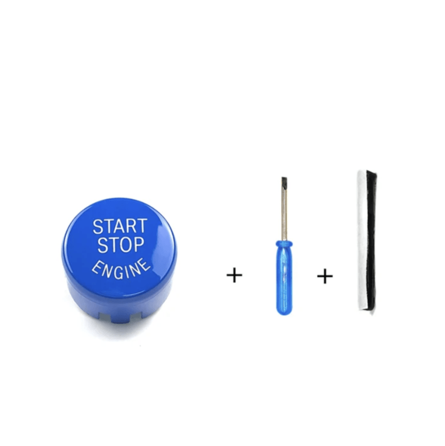 Push Start Stop button replacement for BMW 7 Series F01 (2008 to 2015) BMW Euro Premium Parts Blue
