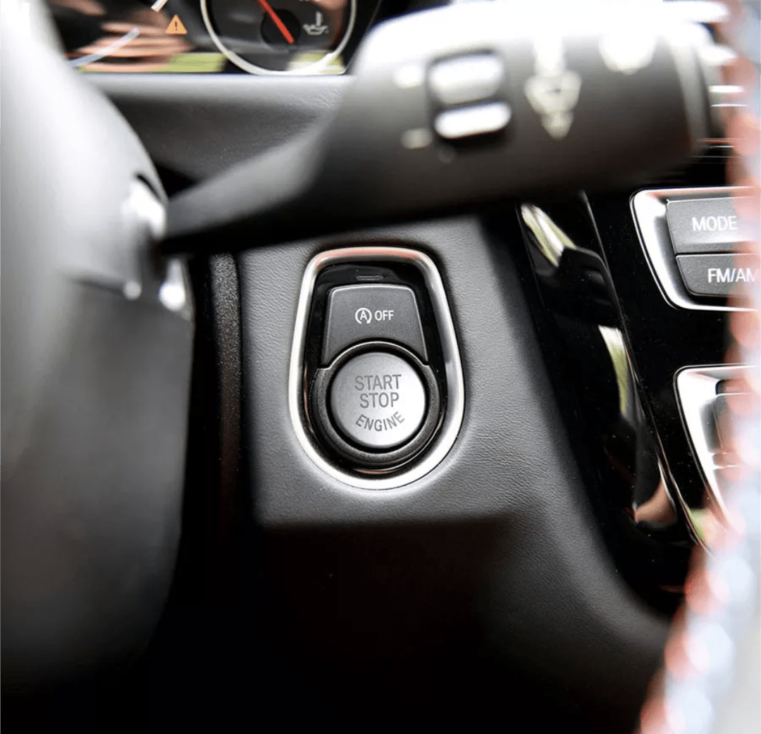 Push Start Stop button replacement for BMW 7 Series F01 (2008 to 2015) BMW Euro Premium Parts Silver