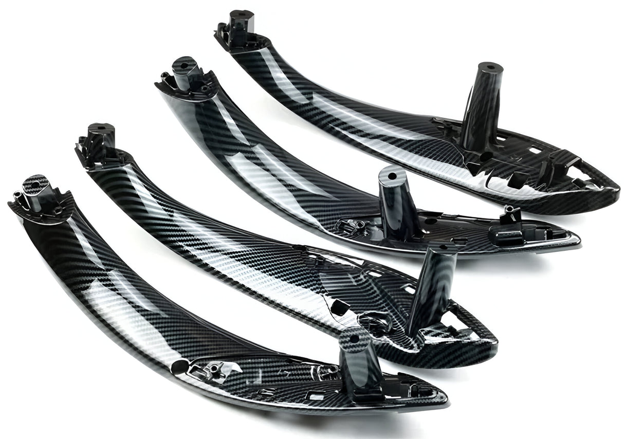 Replacement interior door handles for BMW 4 Series F32 M4 F82 (2012 - 2020) BMW > Replacement Trims Euro Premium Parts All 4 door handles Carbon look