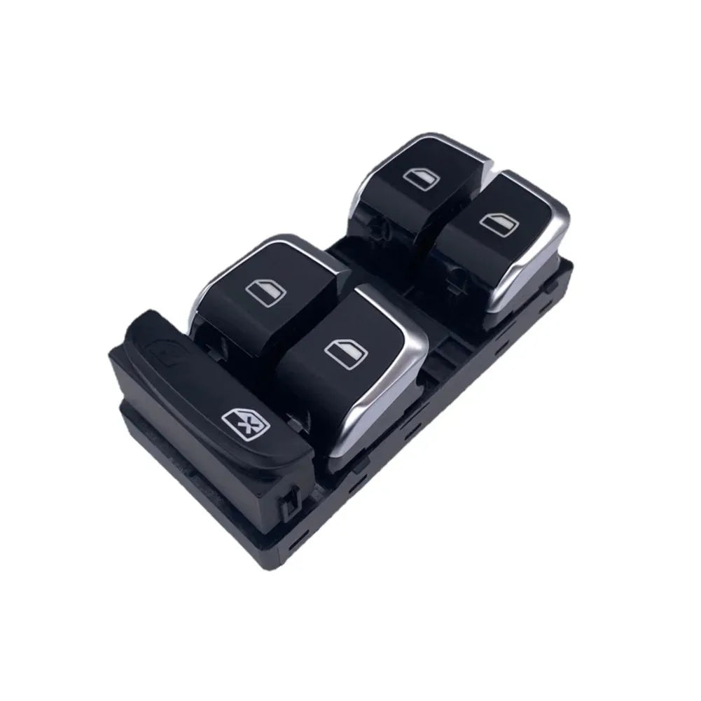 Chrome Window Switches & Side View Knob For Audi A5 B8, A4 B8 & Q5 8R - 2008 to 2014 Audi > Replacement Buttons Euro Premium Parts