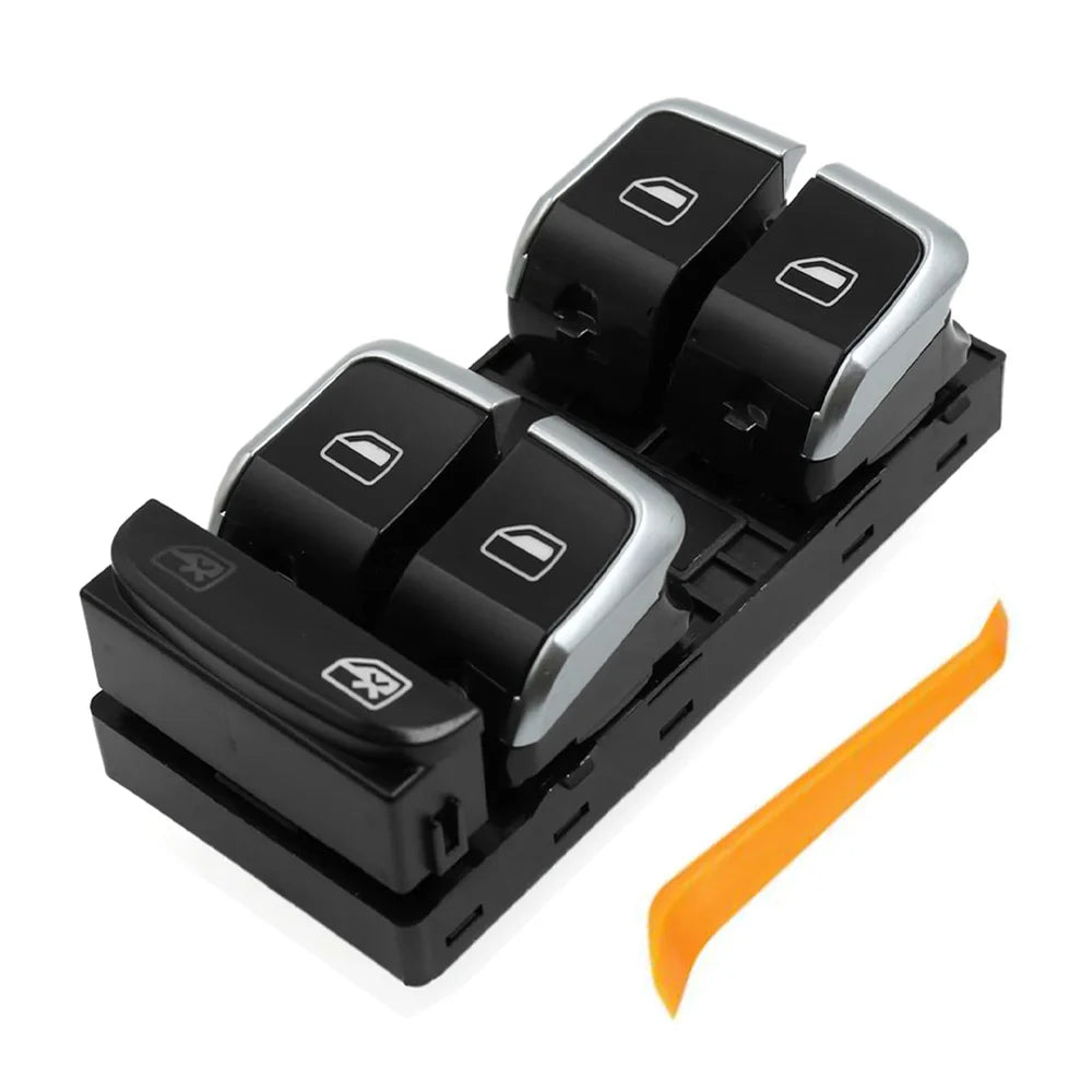 Chrome Window Switches & Side View Knob For Audi A5 B8, A4 B8 & Q5 8R - 2008 to 2014 Audi > Replacement Buttons Euro Premium Parts