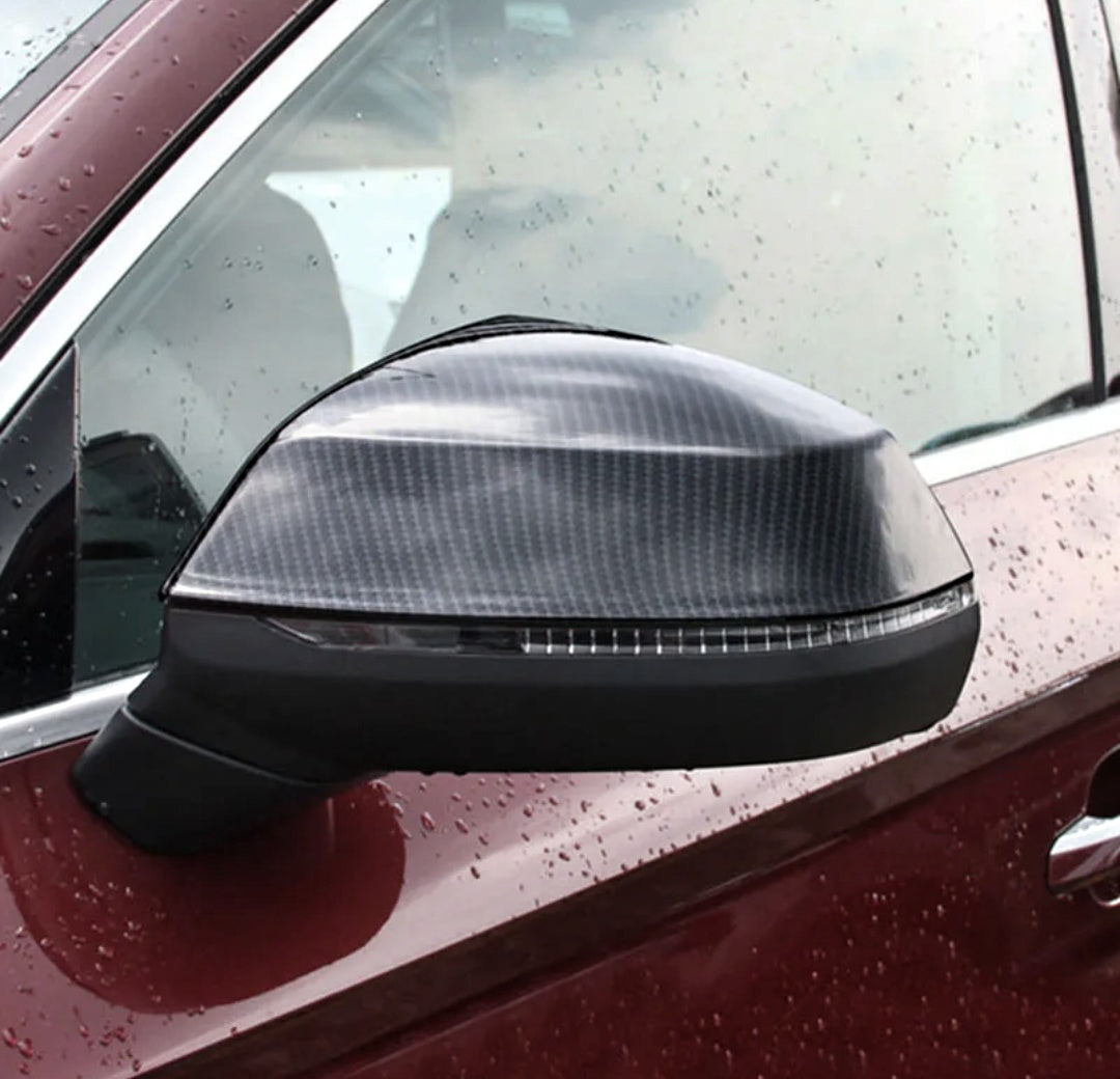 Carbon look mirror caps for Audi Q5 II (2018 to 2024)