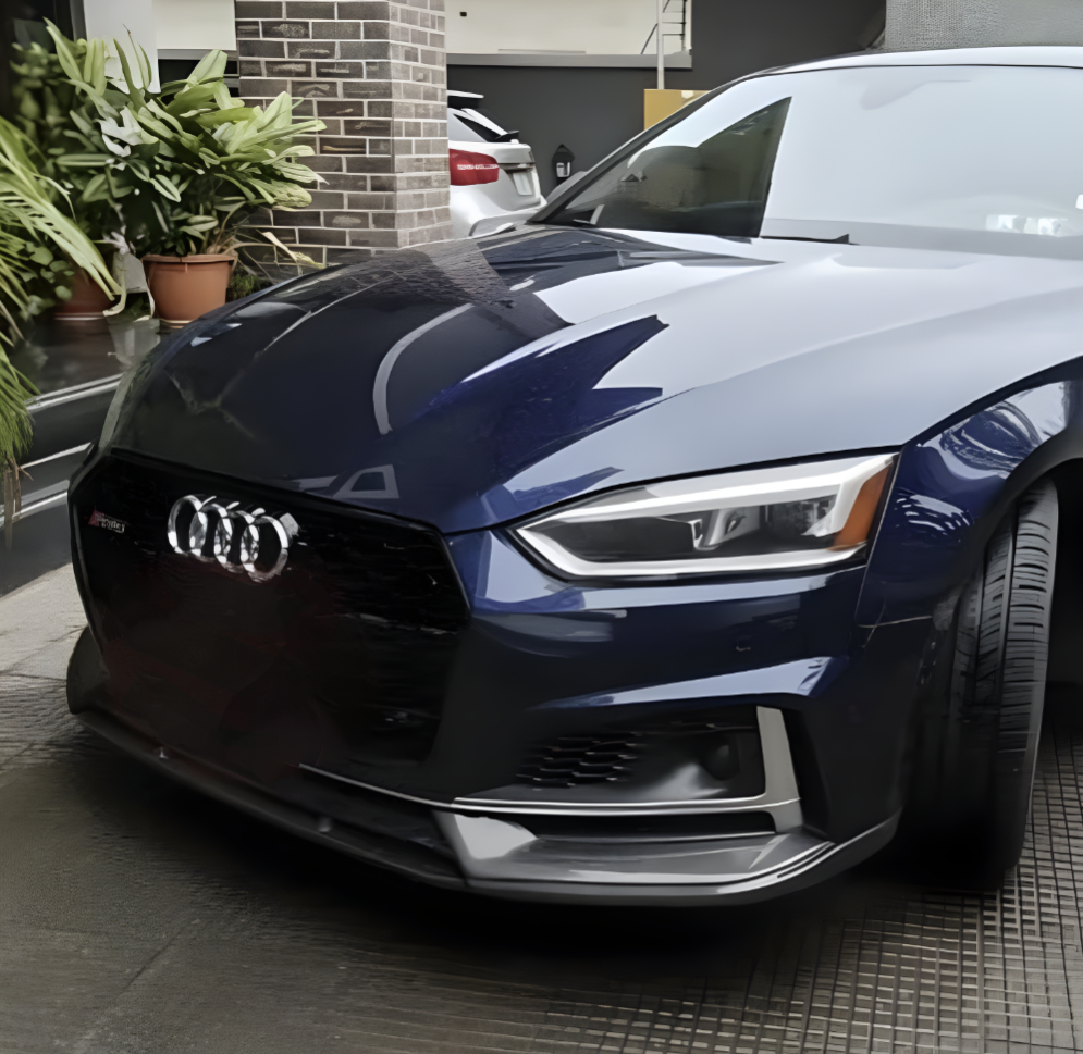 Front Lip Splitter for Audi A5 B9 - 2016 to 2019 Audi Euro Premium Parts