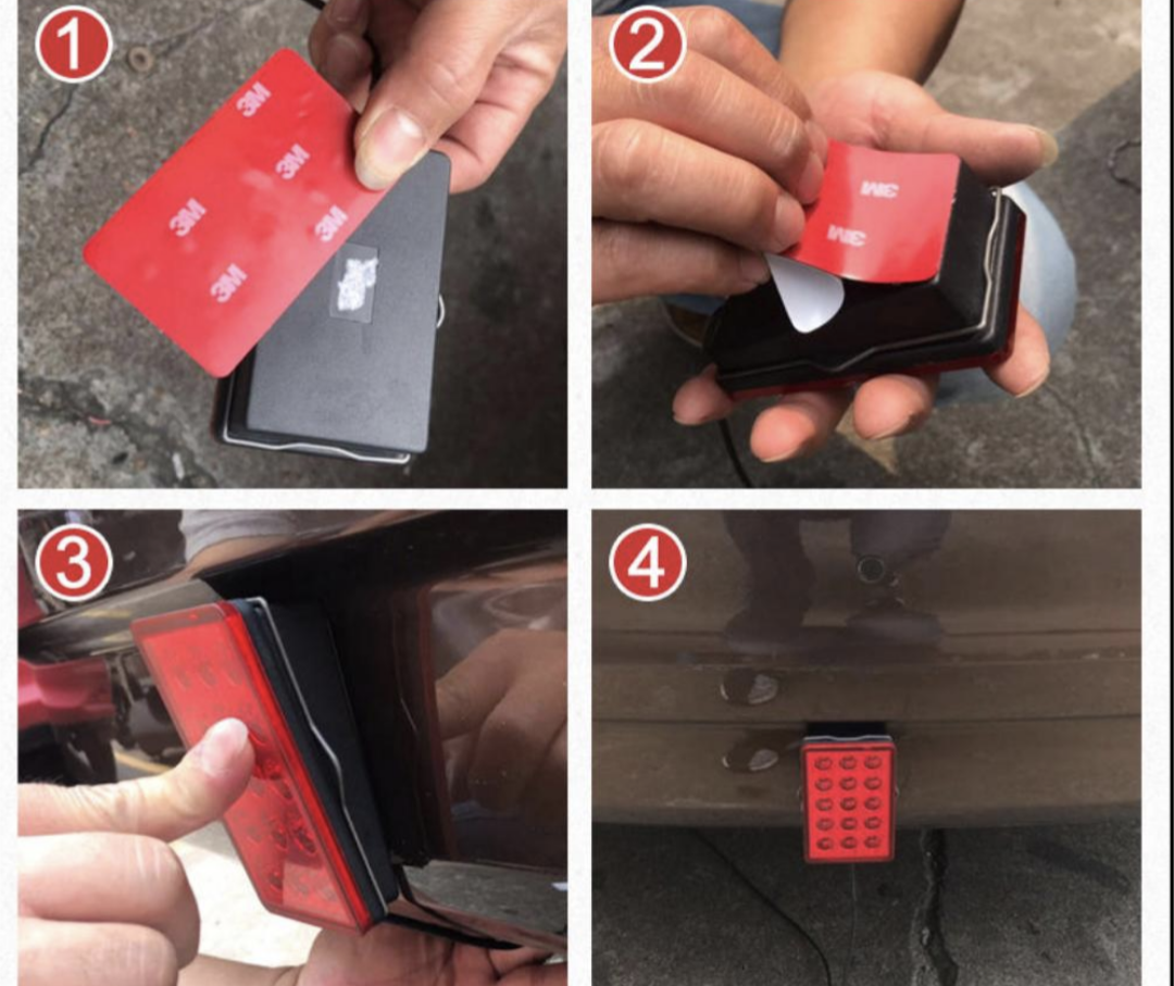 F1-Style Rear Fog Break Light