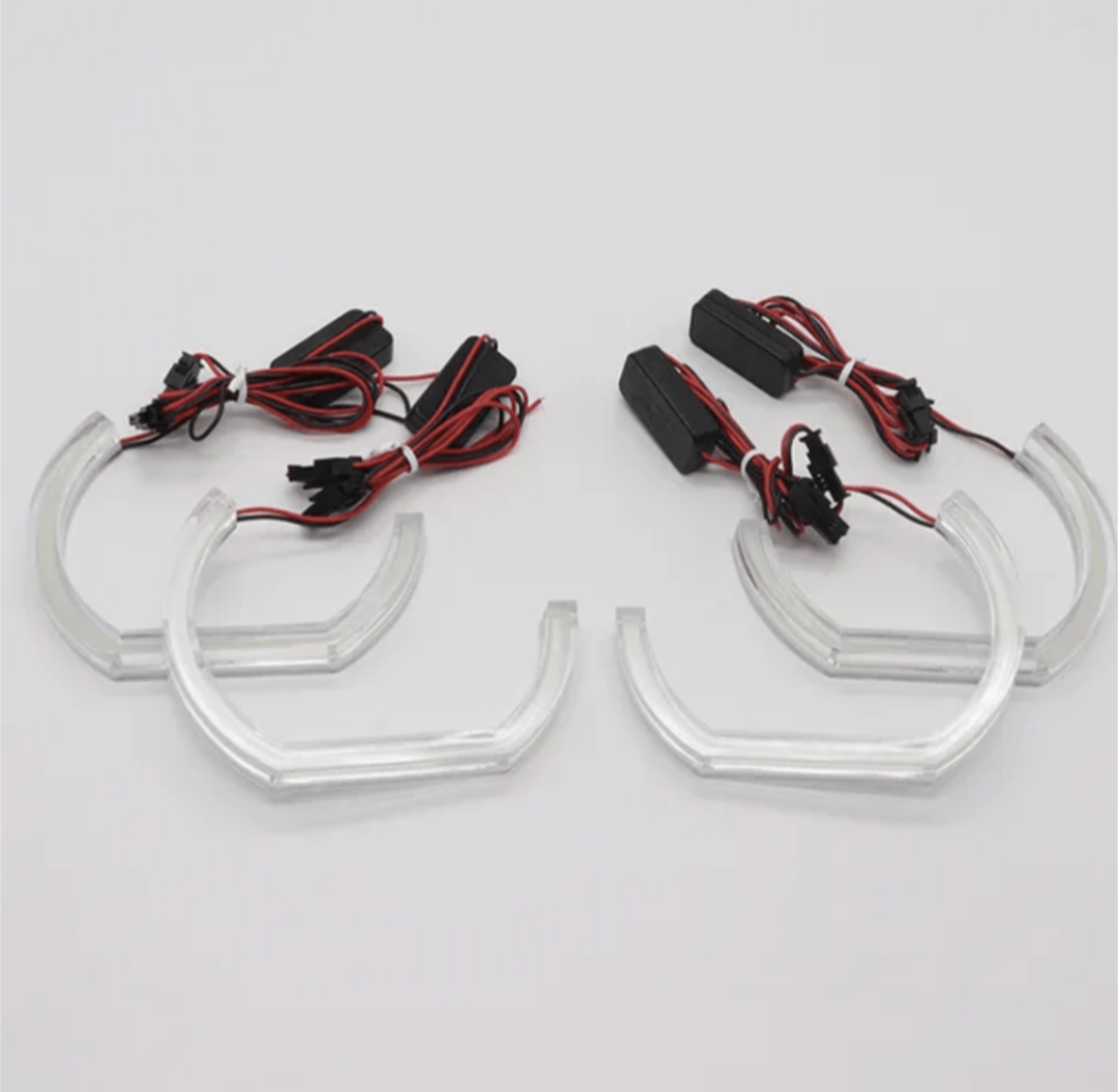 LED Angel Eyes Headlight DTM Lights for BMW 3 Series E90 E91 - '06 to '13