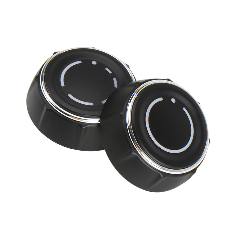 Set of 2 Volume and PCM Media Control Knobs for Porsche Boxster 718 - 2016 to 2020 Euro Premium Parts