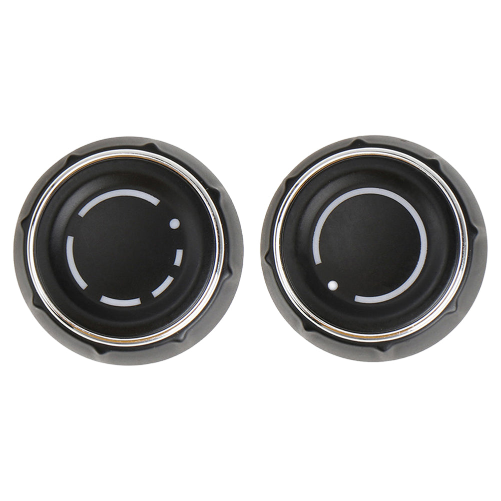 Set of 2 Volume and PCM Media Control Knobs for Porsche Boxster 718 - 2016 to 2020 Euro Premium Parts