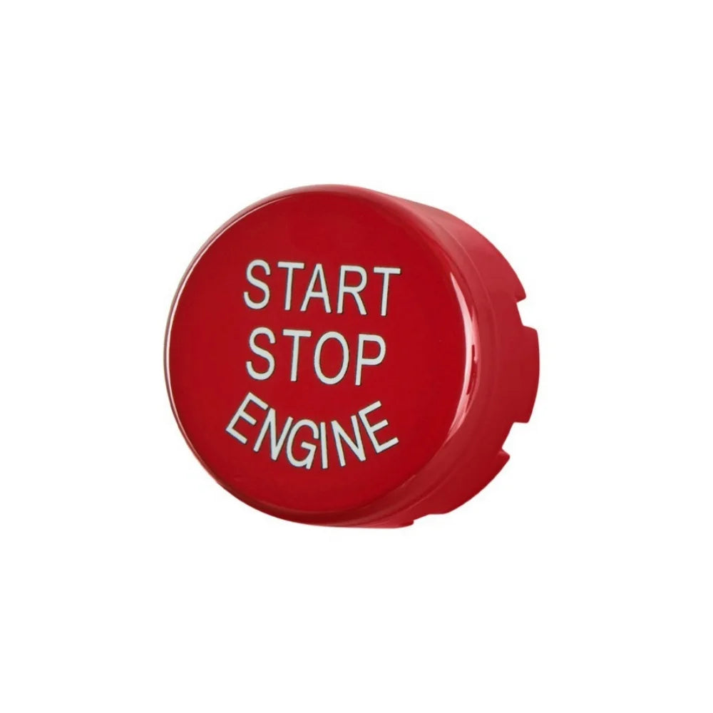 Start Stop Button Cover For BMW X5 F15 & X6 F16 - 2014 to 2019 BMW > Replacement Buttons Euro Premium Parts Red