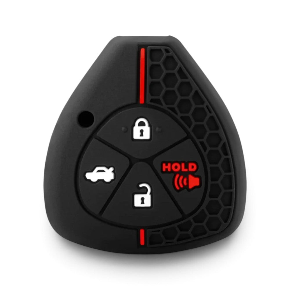 Silicone Toyota Key Case and Key Chain – Protective Key Fob Cover