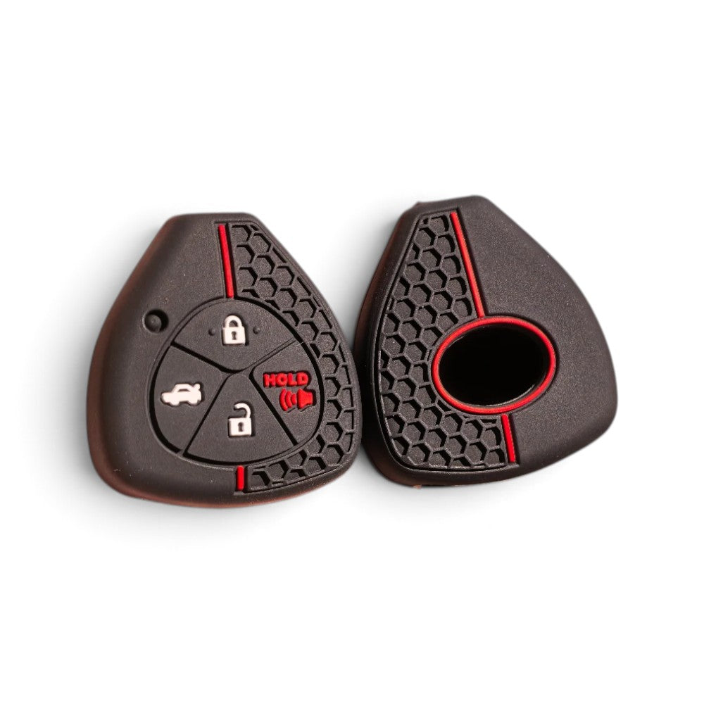 Silicone Toyota Key Case and Key Chain – Protective Key Fob Cover Key Cases Euro Premium Parts