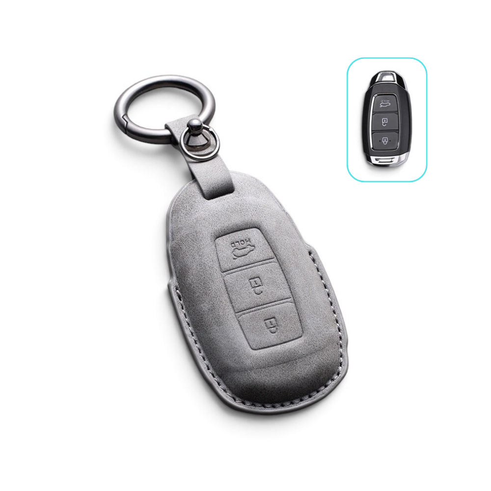 Alcantara Dodge Key Case and Key Chain – Protective Key Fob Cover