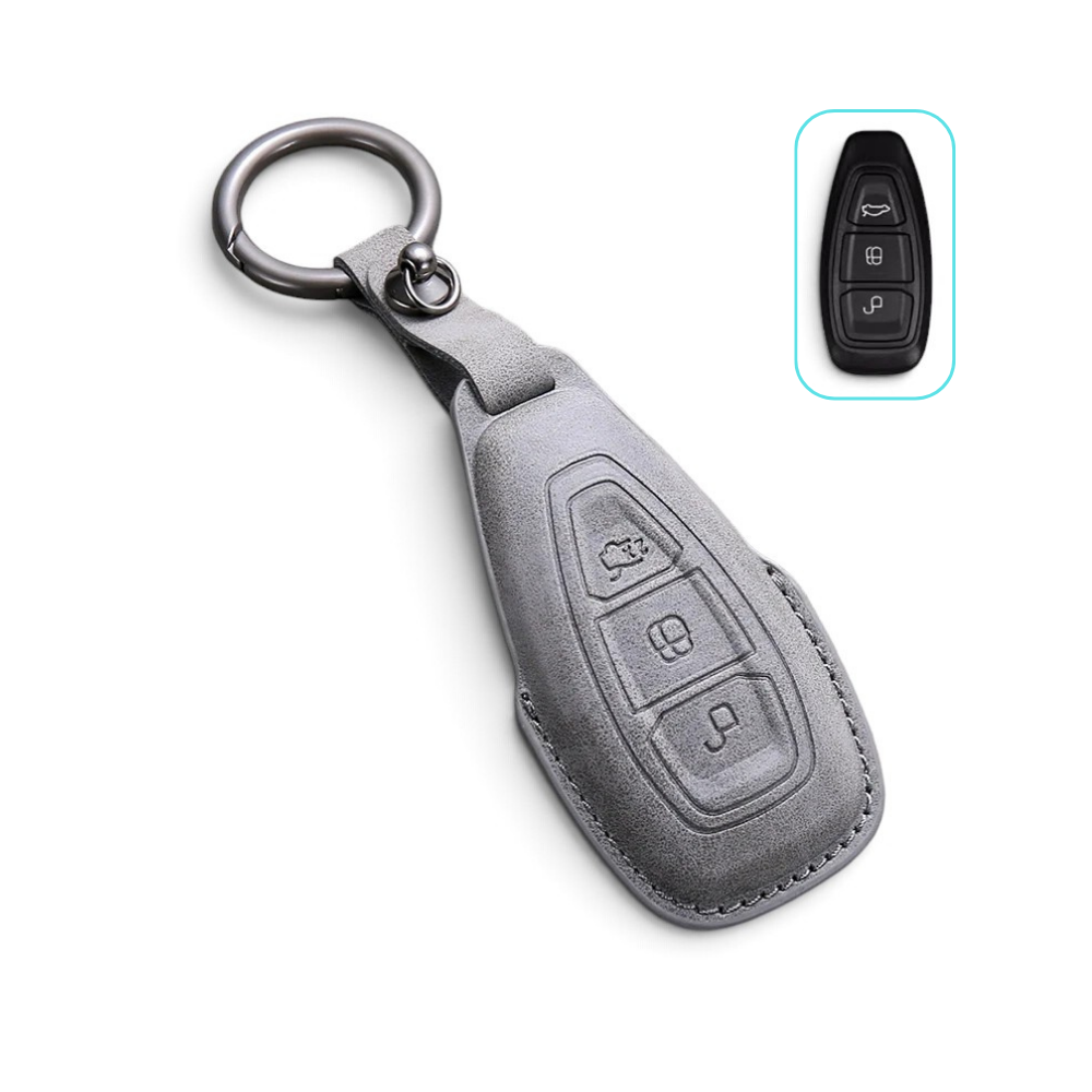 Alcantara Ford Key Case and Key Chain – Protective Key Fob Cover