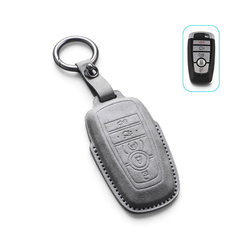 Alcantara Ford Key Case and Key Chain – Protective Key Fob Cover