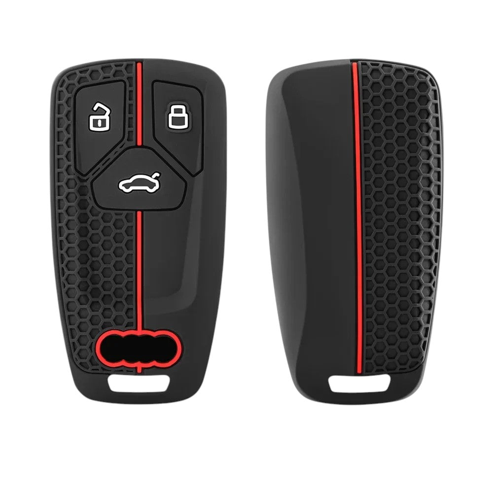 Silicone Audi Key Case and Key Chain – Protective Key Fob Cover