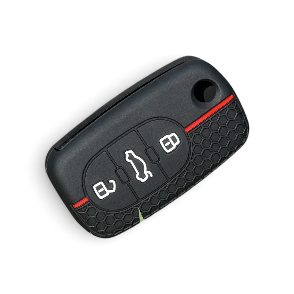 Silicone Audi Key Case and Key Chain – Protective Key Fob Cover