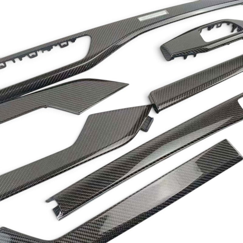 Rivestimento in fibra di carbonio per pomello del cambio auto per Audi A4 S4 RS4 B9 (2016-2023)