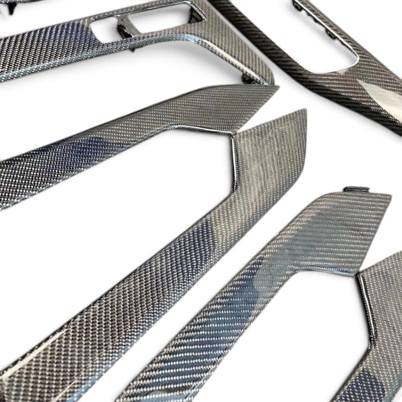 Rivestimento in fibra di carbonio per pomello del cambio auto per Audi A4 S4 RS4 B9 (2016-2023)
