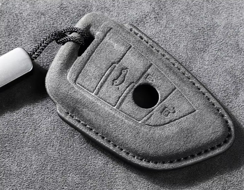 Alcantara BMW Key Case and Key Chain – Protective Key Fob Cover