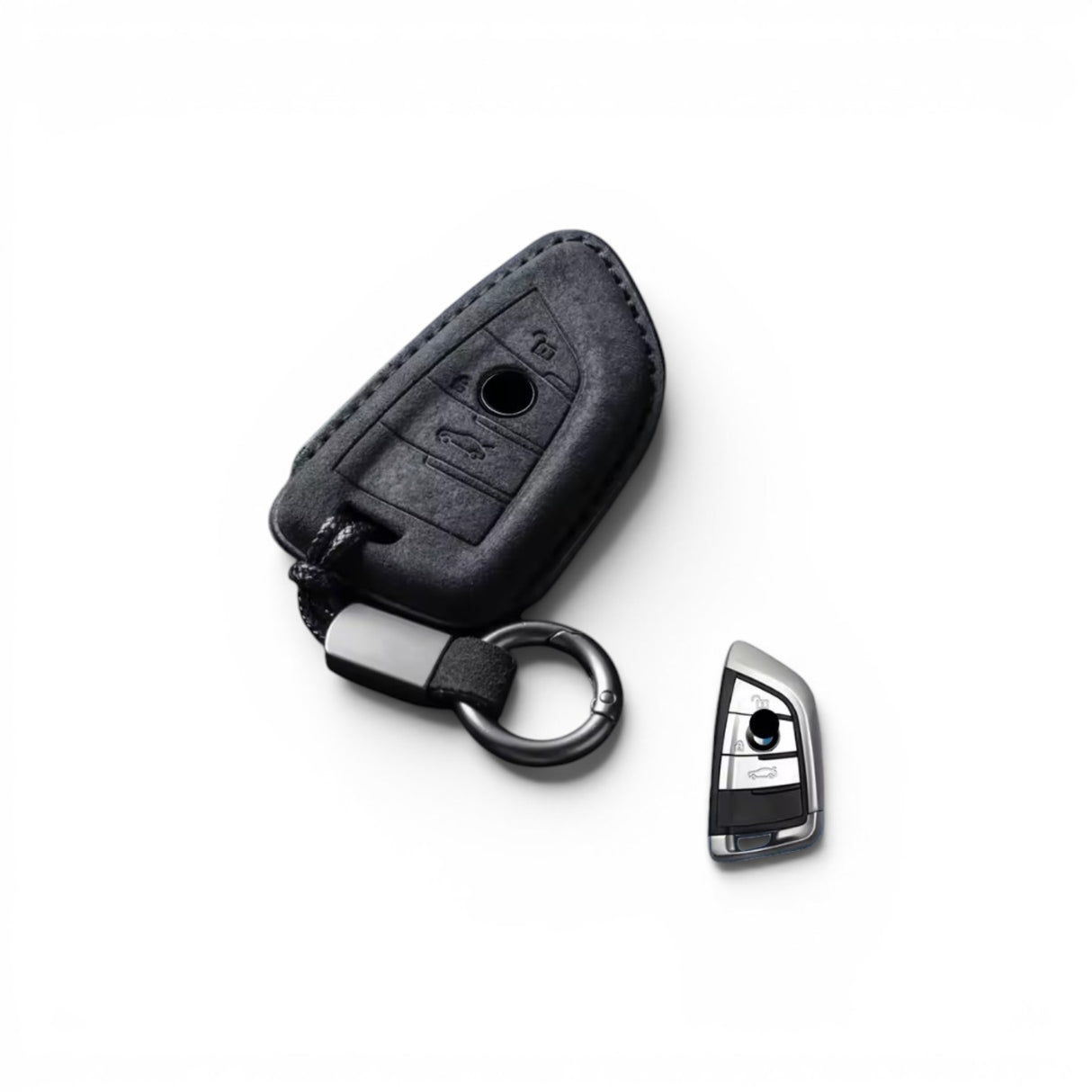 Alcantara BMW Key Case and Key Chain – Protective Key Fob Cover