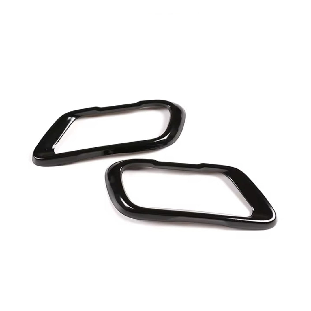 Glossy black sport exhaust tailpipes for BMW X5 G05 - 2018 to 2023 BMW Euro Premium Parts