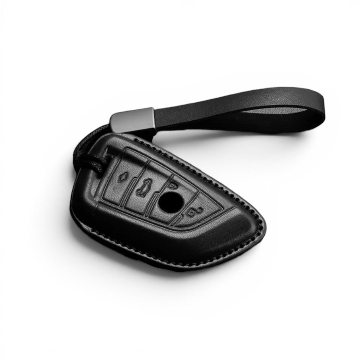 Leather BMW Key Case and Key Chain – Protective Key Fob Cover