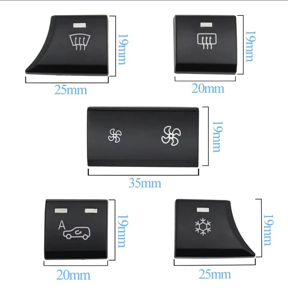 AC & Driving Modes Buttons Replacement Kit for BMW X5 E70 (2006 - 2013)