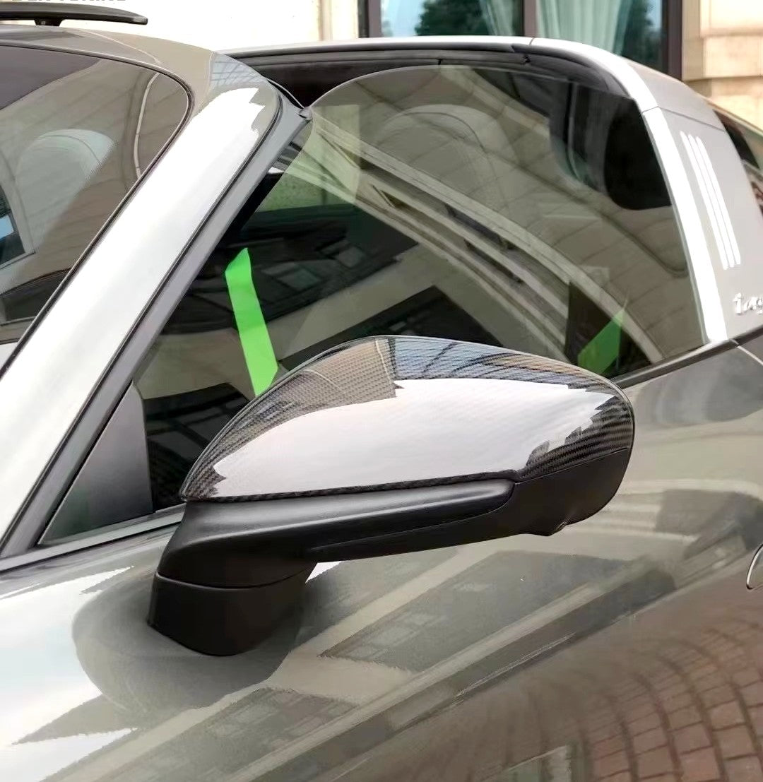 Carbon Fiber Mirror Caps for Porsche 911 (992) (2019 - 2024) Porsche > Mirror Caps Euro Premium Parts