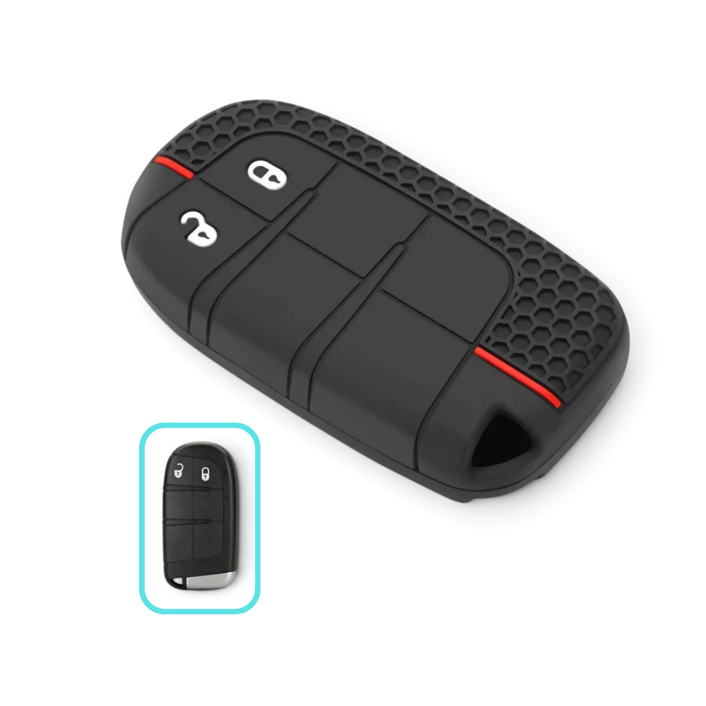 Silicon Dodge Key Case – Protective Key Fob Cover For Dodge RAM Charger Challenger Durango