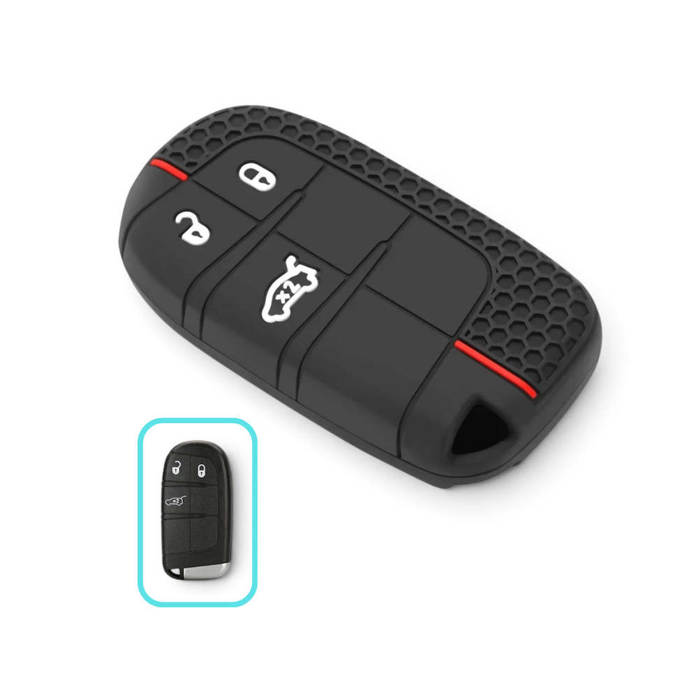 Silicon Dodge Key Case – Protective Key Fob Cover For Dodge RAM Charger Challenger Durango