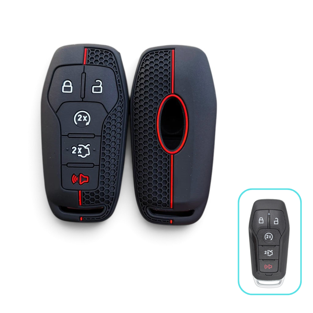 Silicon Ford Key Case – Protective Key Fob Cover For Ford F150 F250 Fusion Focus Edge Mustang