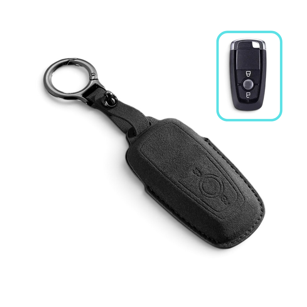 Alcantara Ford Key Case – Protective Key Fob Cover For Ford F150 F250 Fusion Focus Edge Mustang