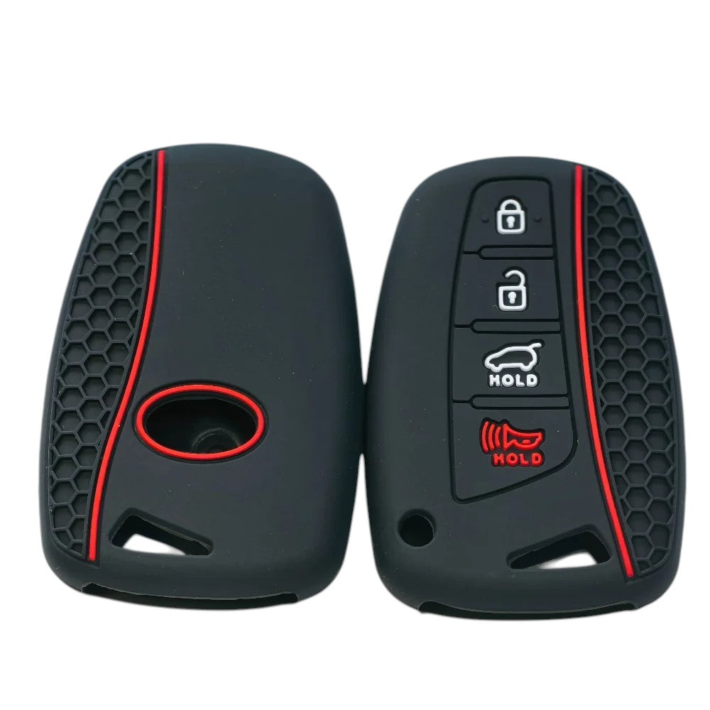 Silicon Hyundai Key Case – Protective Key Fob Cover For I20 I30 SantaFe IX45 Genesis