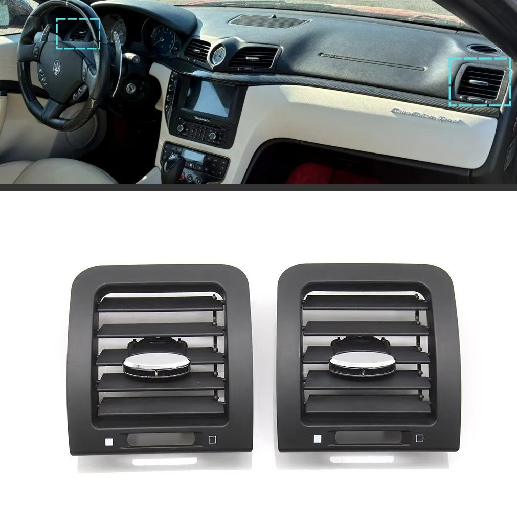Replacement Air Vents for Maserati GranTurismo & GranCabrio - 2007 to 2019 Euro Premium Parts Right and Left Front Vents (x2)