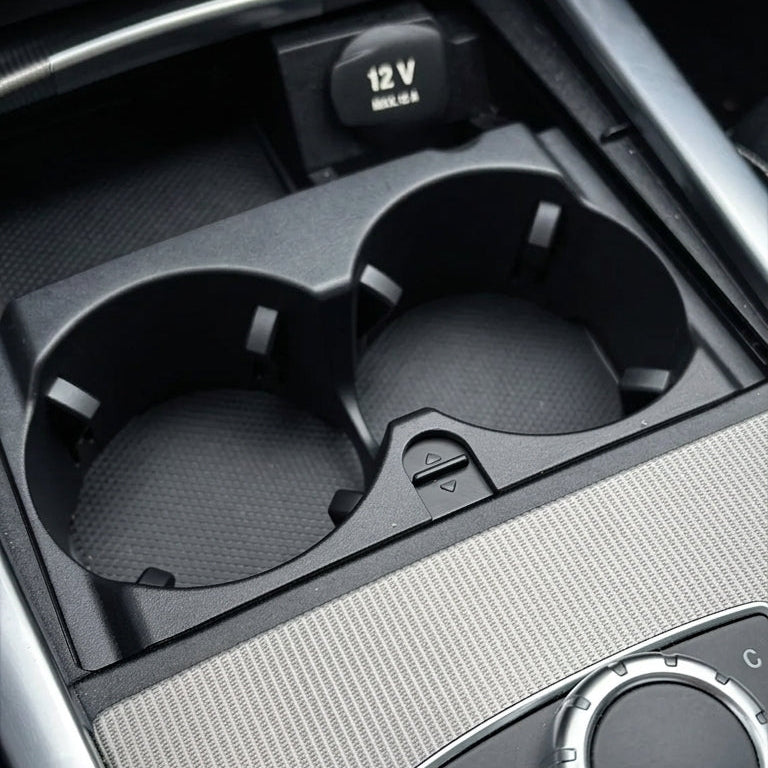 Front Cupholders Retrofit For Mercedes E-Class W212 - 2009 to 2016