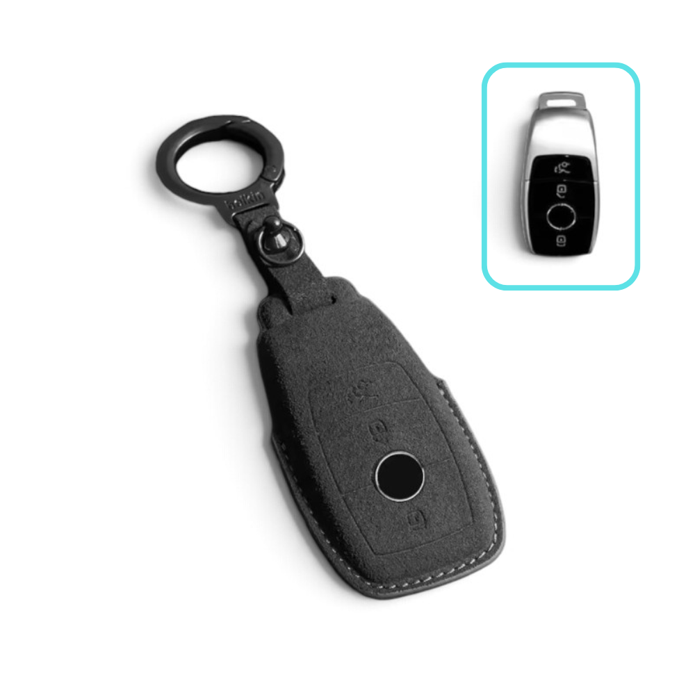 Alcantara Mercedes-Benz Key Case and Key Chain – Protective Key Fob Cover