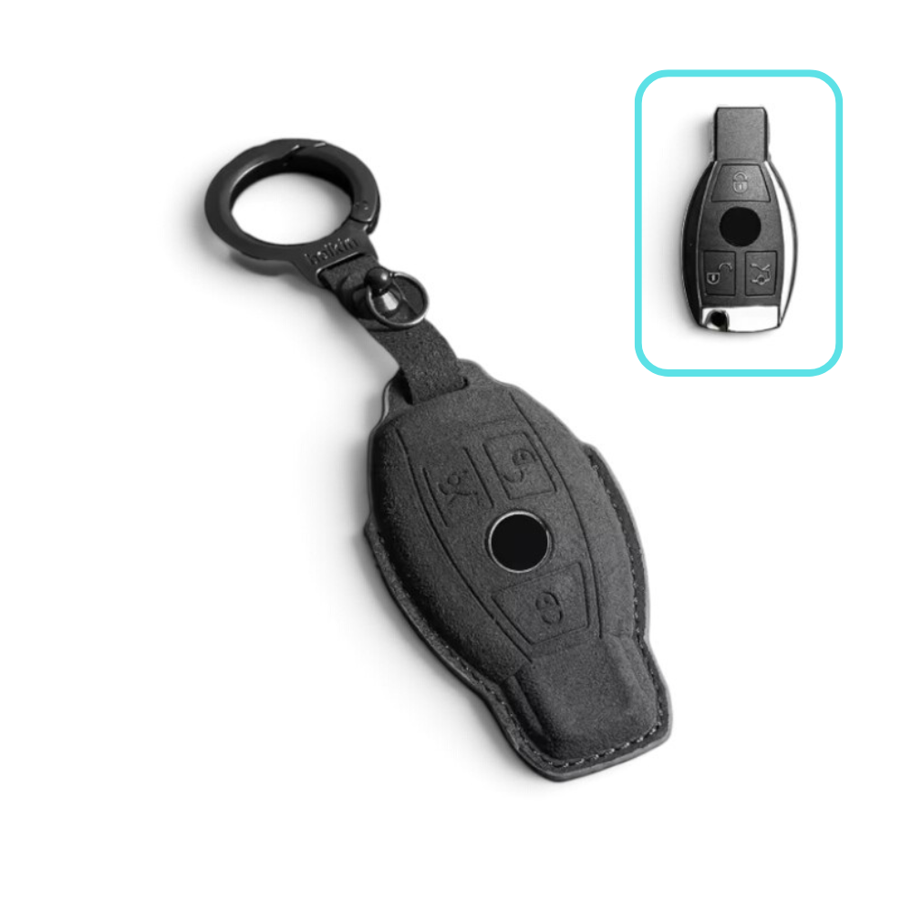 Alcantara Mercedes-Benz Key Case and Key Chain – Protective Key Fob Cover