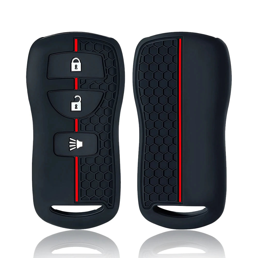 Silicone Nissan Key Case and Key Chain – Protective Key Fob Cover