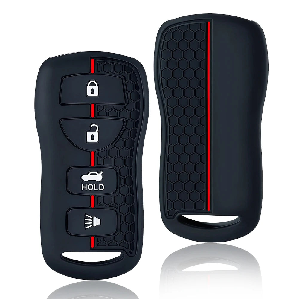 Silicone Nissan Key Case and Key Chain – Protective Key Fob Cover