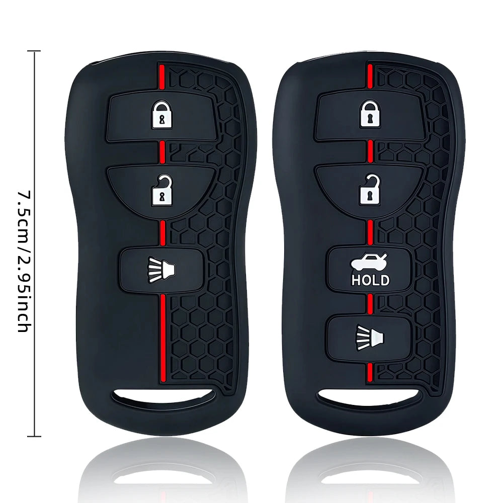 Silicone Nissan Key Case and Key Chain – Protective Key Fob Cover