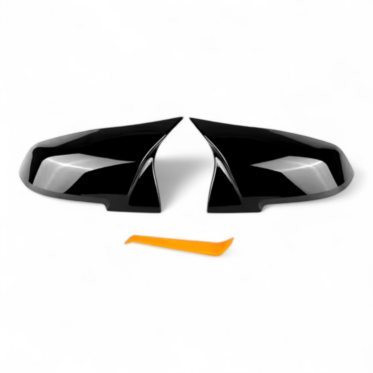 BMW M-look Glossy Black Mirrors Caps for BMW 3 Series F30 - 2010 to 2019