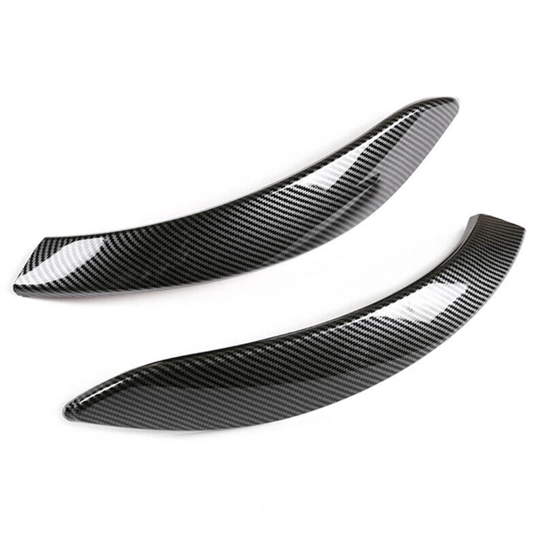 Carbon fiber door handle trims for BMW 4 Series F32 and M4 F82 (2013 to 2020)