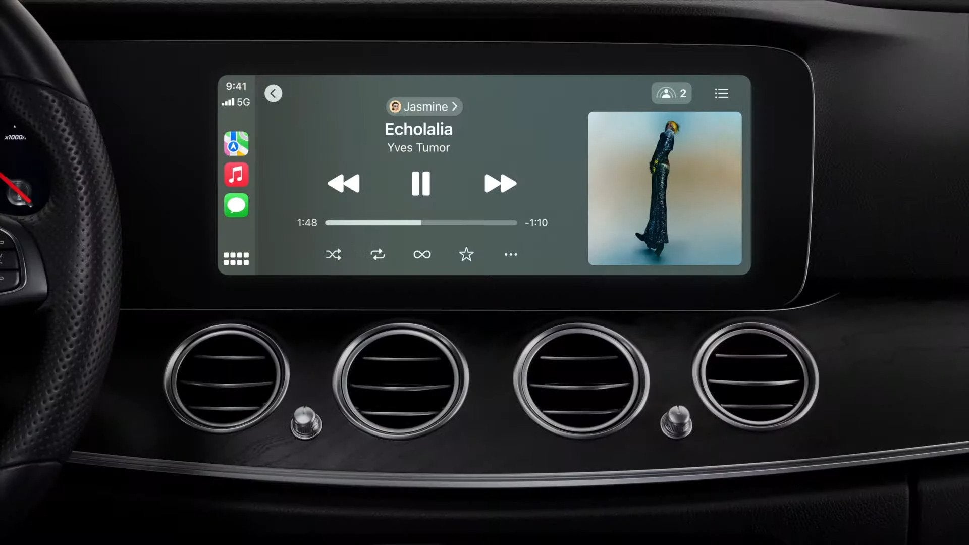 Wireless Apple CarPlay/AndroidAuto retrofit kit for Mercedes S-Class W221 (2006-2012) Euro Premium Parts