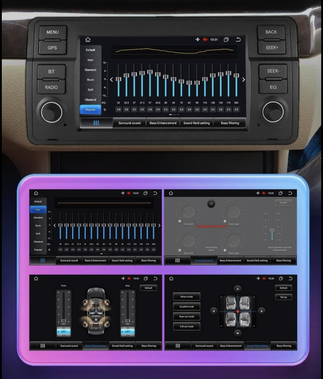 Apple Carplay/Android Auto retrofit kit for BMW 5 Series and M5 E39 (1995 to 2004)