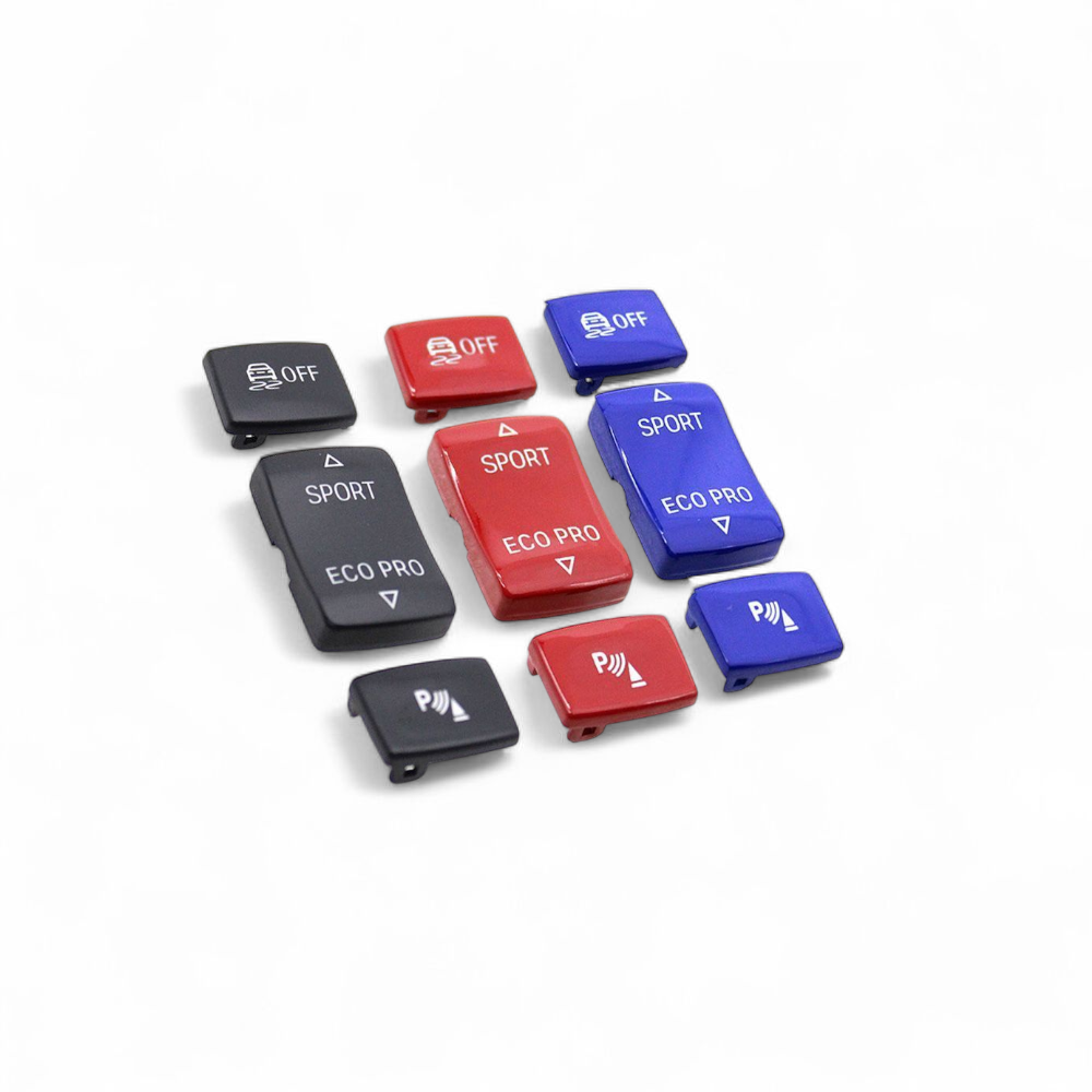 Driving Mode and Parking Sensors Performance Red Blue Black Buttons for BMW 4 Series F32/M4 F82 - 2012 to 2019