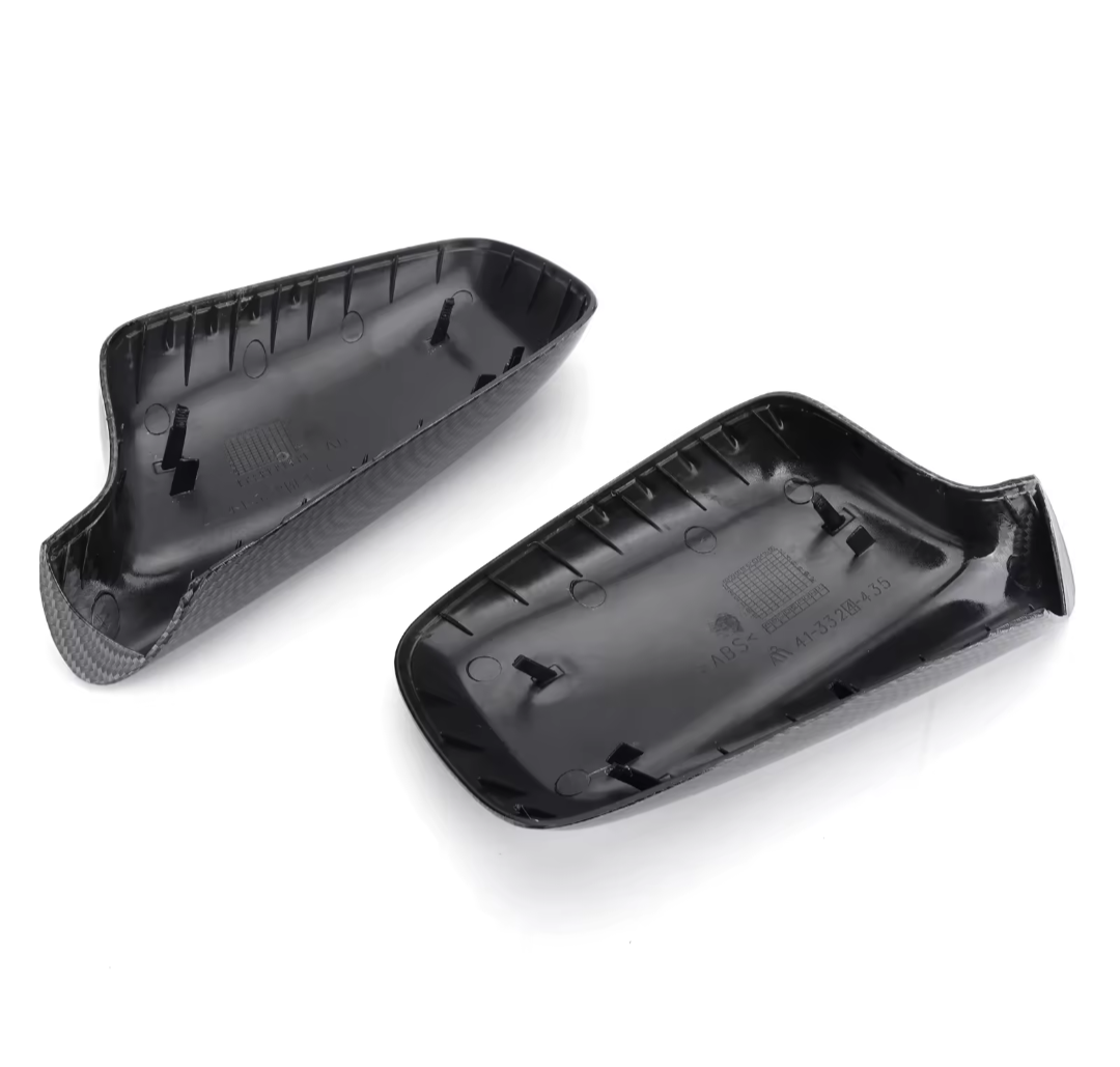 Glossy black mirror caps for BMW 7 Series E65 - 2001 to 2009 BMW Euro Premium Parts