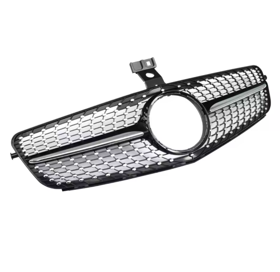 Diamond front grille for Mercedes C-Class W204 (2007 to 2014)